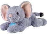 Bauer ECO-LINE - Elefante Di Peluche (Sdraiato, 33 Cm) Peluche Di Peluche Con Materiali Riciclati