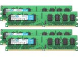 Brainzap 8GB DDR2 Ram Dimm PC2-6400U 2Rx8 800 Mhz 1.8V CL6 Computer Pc Memory (4X 2GB)