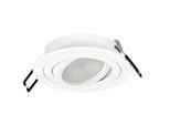 Faretto Da Incasso A Soffitto Ceri 1 Ov White Rotondo Taglio Bianco EDO777149 Edo