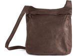 Harold's Pelle Borsa A Tracolla Borsa A Tracolla Submarine Shopper Zip Brown Marrone Scuro