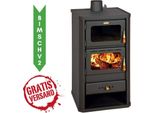 Stufa A Legna Con Forno 12 Kw Prity Fm | Forno Integrato | Classe A