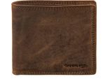 Greenland Nature Pelle Portafoglio Montenegro Wallet Rfid Brown Marrone
