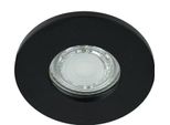Lampada Da Incasso A Soffitto Faretto Da Incasso A Soffitto Opil Ov Black IP44 Nero Rotondo EDO777335 Edo