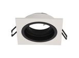 Lampada Da Incasso A Soffitto Faretto Da Incasso A Soffitto Tulid Sq Bianco IP20 Angolare Bianco EDO777449 Edo