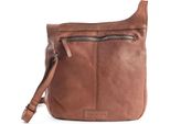 Harold's Pelle Borsa A Tracolla Borsa A Tracolla Submarine Shopper Zip Cognac Marrone