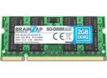 Brainzap 2 Gb Di Ram SO-DIMM SO-DIMM PC2-5300S 2Rx8 667 Mhz 1,8 V CL5 Memoria Per Computer Portatili Brainzap 2 Gb Di Ram DDR2