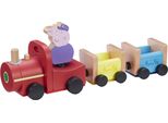 Giocattolo In Legno Peppa Wutz - Ferrovia (Con Figura Di Nonno Wutz)