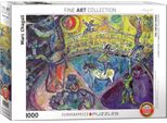 Puzzle Da 1000 Pezzi - Puzzle - Marc Chagall - Il Cavallo Del Circo + Cornice In Alluminio Per Puzzle Da 1000 Pezzi