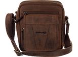 Greenland Nature Pelle Borsa A Tracolla Montenegro Crossbody Bag Brown Marrone