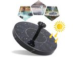 Fiqops Solarpump Pompa Solare Per Fontana Solare Da Esterno, Fontana D'acqua Solare Per Vasca Per Uccelli Con 6 Stili D'acqua, Galleggiante Autoportante Per Vasca Per Uccelli, Giardino, Terrazzo