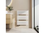 Asciugamani Emke Radiatore Da Bagno Radiatore A Pannello Attacco Laterale Montaggio A Parete Acqua Calda 762 X 600 Mm Bianco Senza Elemento Riscaldante