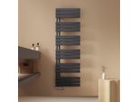 Scaldasalviette Emke Radiatore Da Bagno Radiatore A Pannello Attacco Laterale Montaggio A Parete Acqua Calda 1599 X 500 Mm Antracite Senza Elemento Riscaldante