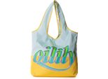 Oilily Borsa Shopper Borsa A Tracolla Speak Joy Shopper Yellow Menta Giallo