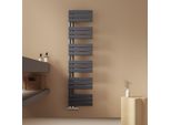 Scaldasalviette Emke Radiatore Da Bagno Radiatore A Pannello Attacco Laterale Montaggio A Parete Acqua Calda 1599 X 400 Mm Antracite Senza Elemento Riscaldante