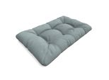 Pokar Cuscino Per Pallet Con Bella Trapuntatura Cuscino Per Divano In Pallet, Dimensioni: Cuscino Di Seduta 120 X 80, Colore: Blu