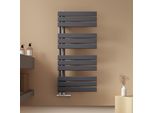 Asciugamani Emke Radiatore Da Bagno Radiatore A Pannello Attacco Laterale Acqua Calda A Parete 1041 X 500 Mm Antracite Senza Elemento Riscaldante