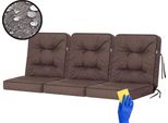 Set Di 3 Cuscini Da Giardino Pillowprim Venus - 150 Cm - Resistenti Agli Agenti Atmosferici E Ai Raggi Uv, Marrone