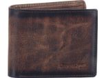 Greenland Nature Pelle Portafoglio Mascu & Line Wallet Rfid Brown Marrone
