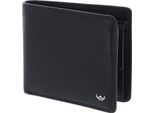 Golden Head Portafoglio Polo Rfid Protect Billfold Coin Wallet With Zipped Pocket For Notes Black Nero