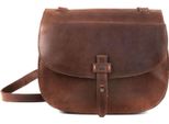 Harold's Pelle Borsa A Tracolla Aberdeen Slingbag Brown Marrone Scuro
