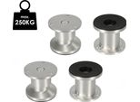 Fiqops 4X Piedini Per Mobili Piedini Per Divani Piedini Per Zoccoli Regolabili Piedini Scorrevoli Piedini Per Tavoli Piedini Per Tavoli Alluminio 120 Mm