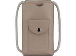Bugatti Borsa A Tracolla Borsa Per Cellulare Almata Mobile Purse Bag Sand Beige