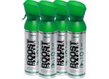 Boost Oxygen Ossigeno Puro In Bombola - 20 Litri Di Ossigeno Naturale, Puro Al 95%, In Quattro Bombole Di Ossigeno Da 5 Litri Trasportabili Per Oltre 4 Ore