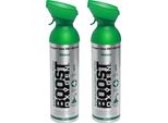 Boost Oxygen Ossigeno Puro In Bombola - 18 Litri Di Ossigeno Naturale, Puro Al 95%, In Due Bombole Da 9 Litri Trasportabili Per Oltre 3 Ore
