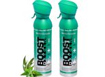 Boost Oxygen Ossigeno Puro In Bombola - 10 Litri Di Mentolo Ed Eucalipto, Ossigeno Puro Al 95% In Due Bombole Trasportabili Da 5 Litri