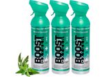 Boost Oxygen Ossigeno Puro In Bombola - 27 Litri Di Mentolo Ed Eucalipto, Ossigeno Puro Al 95% In Tre Bombole Trasportabili Da 9 Litri