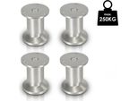 Jiubiaz 4X Piedini Per Mobili Piedini Per Zoccoli Piedini Regolabili Piedini Per Divani Piedini Per Mobili Regolabili In Alluminio 180 Mm
