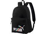 Puma Zaino Phase Aop Backpack 22L Puma Black - Love Is Love Nero