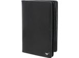 Golden Head Pelle Caso Di Identificazione Colorado Rfid Breast Pocket Wallet Black Nero