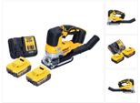 Seghetto Alternativo A Pendolo A Batteria Dewalt Dcs 334 M2 18 V Brushless + 2X Batteria Ricaricabile 4,0 Ah + Caricabatterie