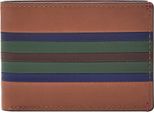 Fossil Portafoglio Bronson Fpw Bifold Wallet Colorful Stripes Marrone