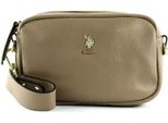 U.S. Polo Assn. Pelle Borsa A Tracolla Arlington Crossbody Taupe Marrone Chiaro