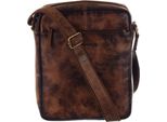 Greenland Nature Pelle Borsa A Tracolla Borsa A Tracolla Mascu & Line Crossbody Bag Brown Marrone