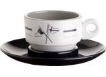Tazza Da Caffè Espresso Con Piattino - Welcome On Board, Singola