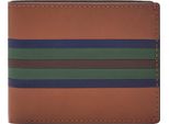 Fossil Portafoglio Bronson Fpw Bifold Wallet Colorful Stripes Marrone