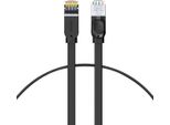 Baseus Cat 6 Utp Ethernet RJ45 Cavo Piatto 8 M Nero