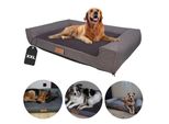 Letto Per Cani Di Grandi Dimensioni - Letto Per Cani Extra Large - Grigio - Misura Xxl - 118X78 Cm
