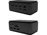 I-Tec Metal USB4 Docking Station Dual 4K Hdmi Dp + Power Delivery 80 W - Cablato - USB4 - 80 W - 3,5 Mm - 10,100,1000 Mbps - Nero