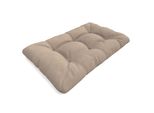Pokar Cuscino Per Pallet Con Bella Trapuntatura Cuscino Per Divano In Pallet, Dimensioni: Cuscino Di Seduta 120 X 80, Colore: Beige