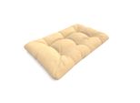 Pokar Cuscino Per Pallet Con Bella Trapuntatura Cuscino Per Divano In Pallet, Dimensioni: Cuscino Di Seduta 120 X 80, Colore: Beige - Impermeabile