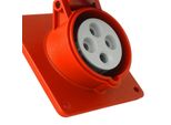 Presa Cee Da Incasso Angolata 400V 16A 4P 83X90 Mm 2064