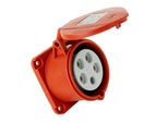 Presa Cee Da Incasso Diritta 400V 32A 5P 70X70 Mm