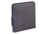 Leonhard Heyden Pelle Borsa A Tracolla Den Haag Shoulder Bag Grey Grigio Scuro