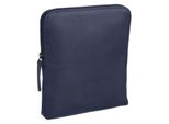 Leonhard Heyden Pelle Borsa A Tracolla Den Haag Shoulder Bag Blue Blu Scuro