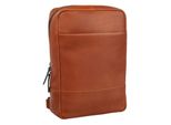 Leonhard Heyden Pelle Borsa A Tracolla Borsa A Tracolla Hamburg Crossbag Cognac Marrone