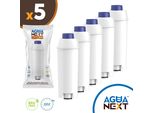 5 Cartucce Filtro Acqua Aguanext Caffeemax Per Macchine Da Caffè Delonghi (SER3017, Dls C002)